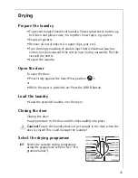 Предварительный просмотр 15 страницы AEG LAVATHERM 57720 electronic Operating Instructions Manual