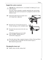 Preview for 19 page of AEG LAVATHERM 57760 electronic Operating Instructions Manual