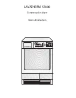 Предварительный просмотр 1 страницы AEG LAVATHERM 57800 User Information