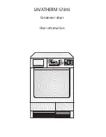 Preview for 1 page of AEG LAVATHERM 57810 User Information