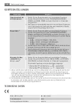 Preview for 76 page of AEG LAVATHERM 59850 User Manual