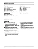 Preview for 6 page of AEG Lavatherm 620 Operating Instructions Manual