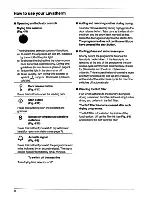 Preview for 8 page of AEG Lavatherm 623 Operating Instructions Manual