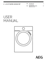 AEG LAVATHERM 6DBG72P User Manual предпросмотр