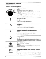 Предварительный просмотр 8 страницы AEG LAVATHERM 743 U Operating Instructions Manual