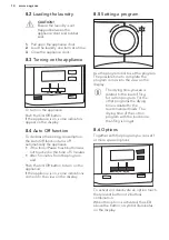 Preview for 14 page of AEG LAVATHERM 8DBG842 User Manual