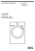 AEG LAVATHERM 8DBG84W User Manual preview