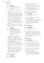 Preview for 6 page of AEG LAVATHERM 8DEC946S User Manual