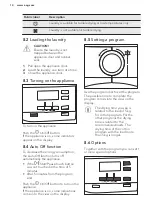 Предварительный просмотр 14 страницы AEG LAVATHERM 8DEE48S User Manual