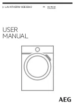 AEG LAVATHERM 8DEE842 User Manual preview