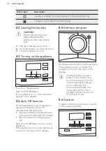 Preview for 14 page of AEG LAVATHERM 8DEE842 User Manual