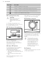 Preview for 14 page of AEG LAVATHERM 8DEE84W User Manual