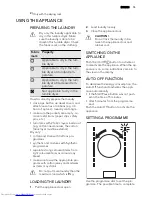 Предварительный просмотр 15 страницы AEG LAVATHERM 96690IH User Manual