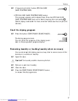 Preview for 17 page of AEG LAVATHERM T 520 Operating Instructions Manual