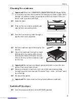 Preview for 21 page of AEG LAVATHERM T 520 Operating Instructions Manual