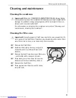 Preview for 25 page of AEG LAVATHERM T 520 Operating Instructions Manual