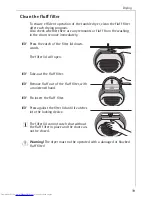 Предварительный просмотр 19 страницы AEG LAVATHERM T30 Operating Instructions Manual