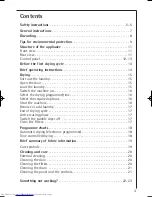 Предварительный просмотр 3 страницы AEG LAVATHERM T37400 Operating Instructions Manual