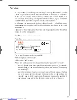 Предварительный просмотр 27 страницы AEG LAVATHERM T37400 Operating Instructions Manual