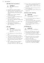 Preview for 6 page of AEG LAVATHERM T3DBN79V User Manual