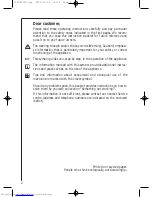 Предварительный просмотр 2 страницы AEG LAVATHERM T57800 User Information