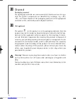 Предварительный просмотр 6 страницы AEG LAVATHERM T57819 User Information