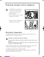 Предварительный просмотр 27 страницы AEG LAVATHERM T57819 User Information
