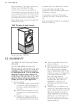 Предварительный просмотр 22 страницы AEG LAVATHERM T8DHE842B User Manual