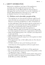 Preview for 3 page of AEG LB3485F User Manual