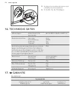 Предварительный просмотр 70 страницы AEG LB3690WT User Manual