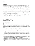 Preview for 14 page of AEG LD 5.0 Instructions For Use Manual