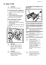 Предварительный просмотр 21 страницы AEG LF62CW84 User Manual