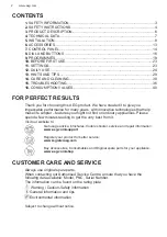 Preview for 2 page of AEG LFM8C9612S User Manual