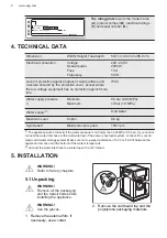 Preview for 8 page of AEG LFR73944B User Manual