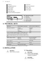 Preview for 8 page of AEG LFR84946UC User Manual