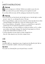 Preview for 8 page of AEG LM 324 Instructions For Use Manual