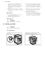 Предварительный просмотр 6 страницы AEG LP7250 User Manual