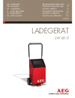 Preview for 1 page of AEG LW 60.0 Instructions For Use Manual