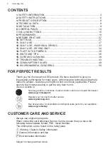 Preview for 2 page of AEG LWR7194M4B User Manual