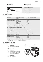 Preview for 9 page of AEG LWR7316O4B User Manual