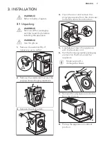 Preview for 7 page of AEG LWX8C1612W User Manual