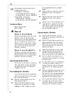 Preview for 5 page of AEG M 156 series Operating Instructions Manual