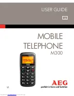 Preview for 1 page of AEG M 300 User Manual