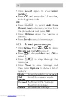 Preview for 24 page of AEG M250 User Manual