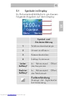 Preview for 43 page of AEG M250 User Manual