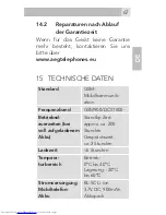 Preview for 67 page of AEG M250 User Manual