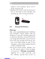 Preview for 14 page of AEG M405 User Manual