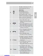 Preview for 27 page of AEG M550 User Manual