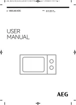 Preview for 1 page of AEG MBE2658DE User Manual