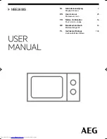 AEG MBE2658S User Manual предпросмотр